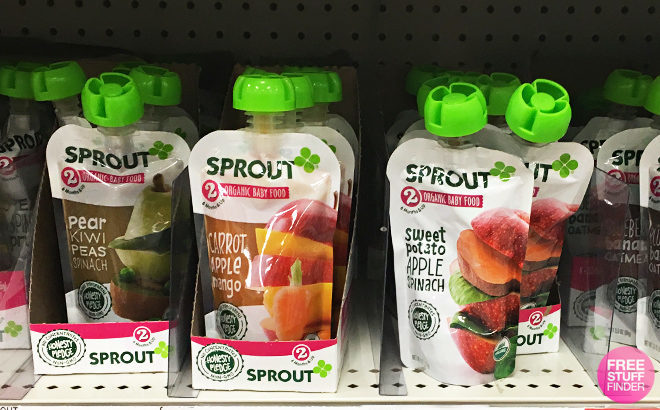 Sprout Organic Baby Food JUST 60¢ Each (Reg $1.69) at Target - Print Coupon NOW!