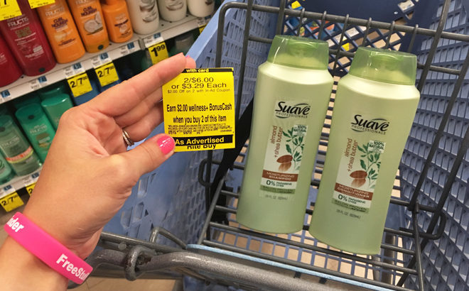 FREE Suave Shampoo & Conditioner at Rite Aid + 50¢ Moneymaker - Easy Deal!