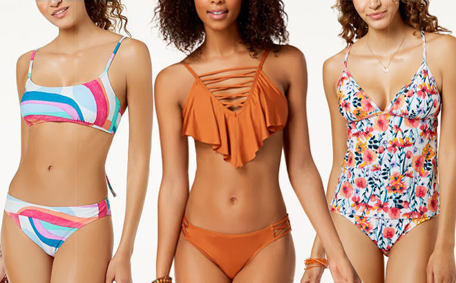 Women’s & Juniors’ Swimwear, Starting at JUST $6.96 (Regularly $28) at Macy's