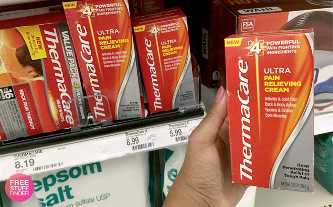 FREE ThermaCare Pain Relieving Cream at Target - PRINT Now!