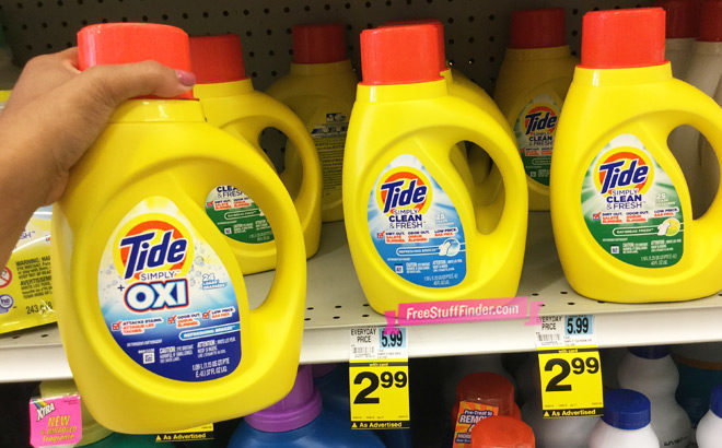 Tide Simply Detergent 25 Loads Only $1.99 at Rite Aid (Reg $6) - Just 8¢ per Load!