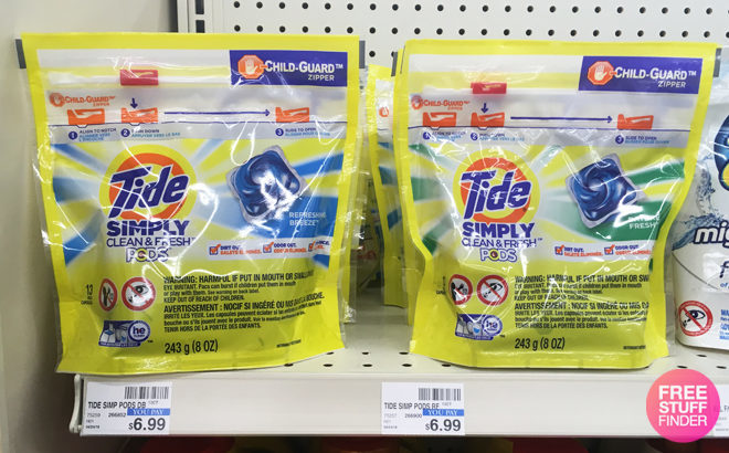 *HOT* Tide Simply Pods ONLY 94¢ at CVS (Regularly $7) - Just Use Your Phone!