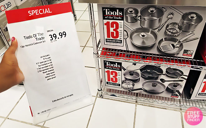 Tools of the Trade 13-Piece Cookware Set JUST $39.99 (Regularly $120) at Macy's