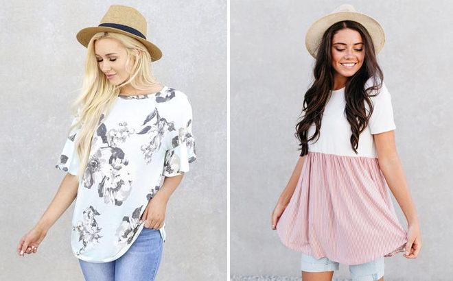 Cute & Trendy Tops 2 for $22 + FREE Shipping (JUST $11 Each!) - Today Only!