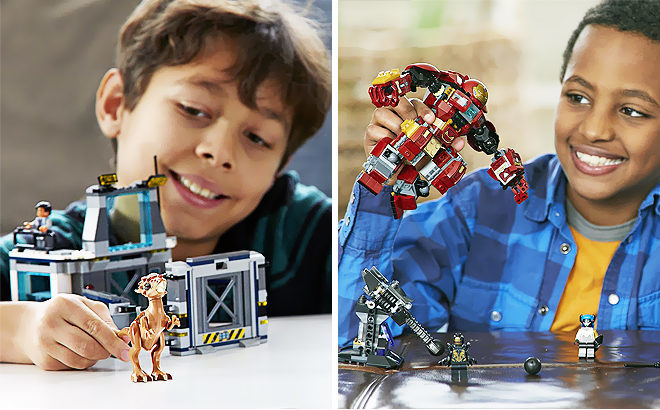 Amazon: 20% Off Lego Jurassic World & Lego Marvel Avengers Sets