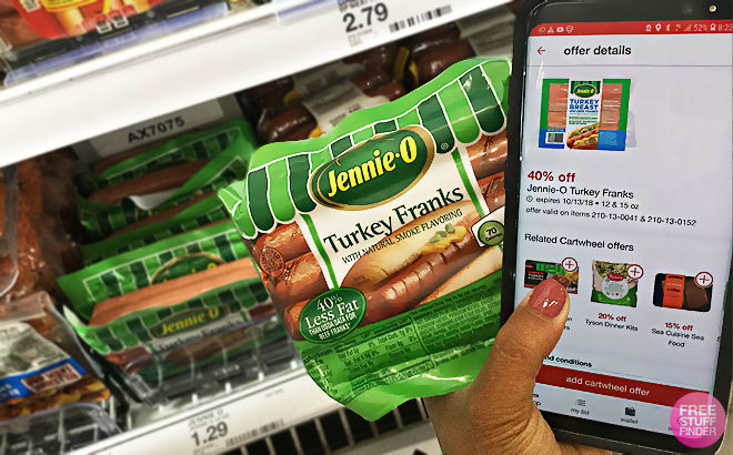 Jennie-O Turkey Franks JUST 77¢ (Reg $1.29) at Target (40% Off - Just Use Your Phone!)