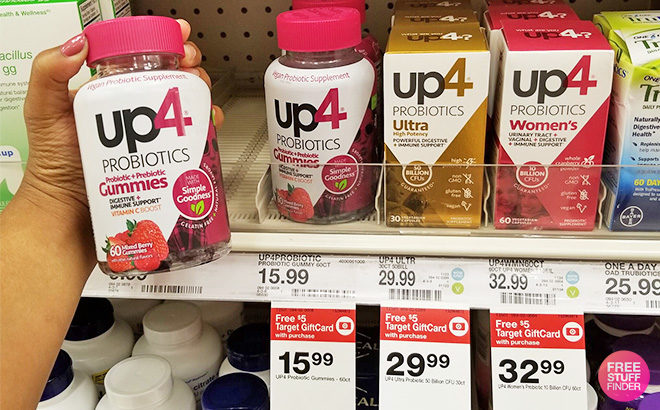 Up4 Probiotic Gummies for JUST $3.99 (Reg $12) at Target - Print Coupon NOW!