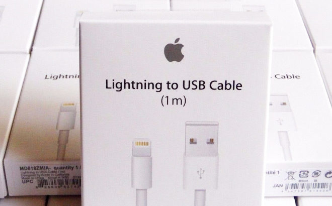 Apple Original Lightning to USB Cable for ONLY $8.99 (Regularly $40) + FREE Shipping
