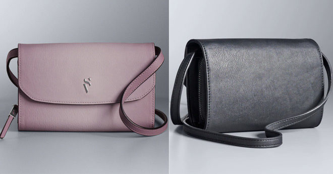 Kohl's: Simply Vera Wang Crossbody Bag ONLY $10.92 + FREE Shipping (Reg $39)