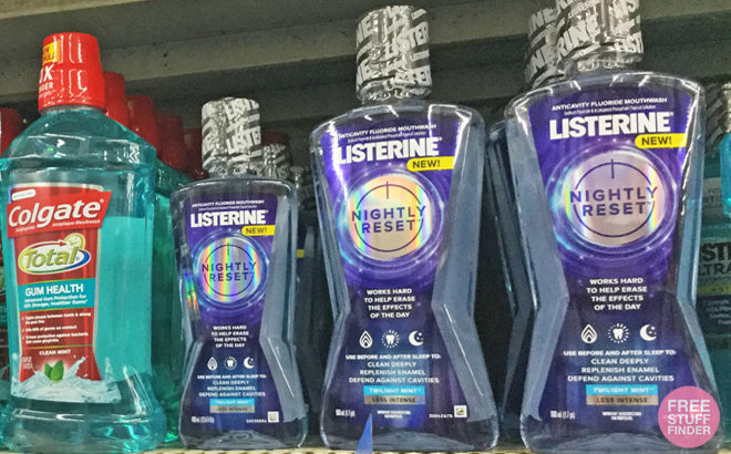 Listerine Nightly Reset Fluoride Mouthwash JUST 49¢ (Regularly $6) at Walgreens