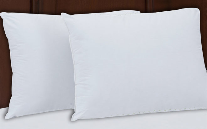 Mainstays Microfiber Pillow 2-Pack Only $5.60 + FREE Pickup at Walmart (Just $2.80 Each)