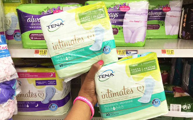 NEW High-Value $3 Off Tena Product Coupon (Pads Only $1.97 at Walmart) – Print Now!