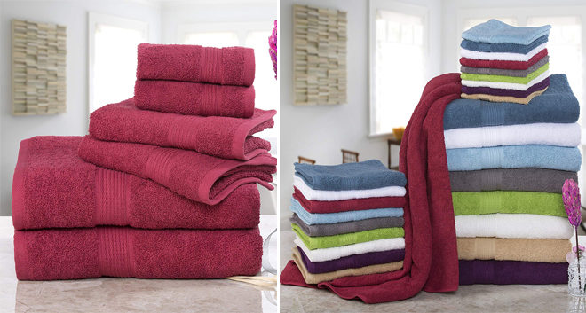 Amazon: Hydro Basics Fade-Resistant 6-Piece Towel Set JUST $23.19 (Today Only!)