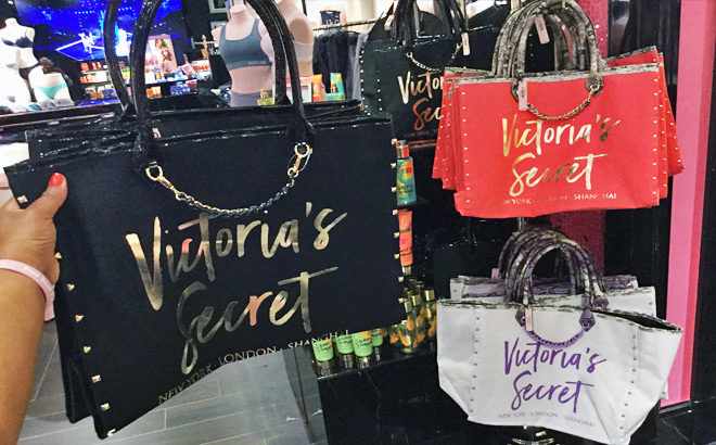 Victoria's Secret Angel City Tote & Initial Keychain Bundle for Just $29.50 (Reg $52)