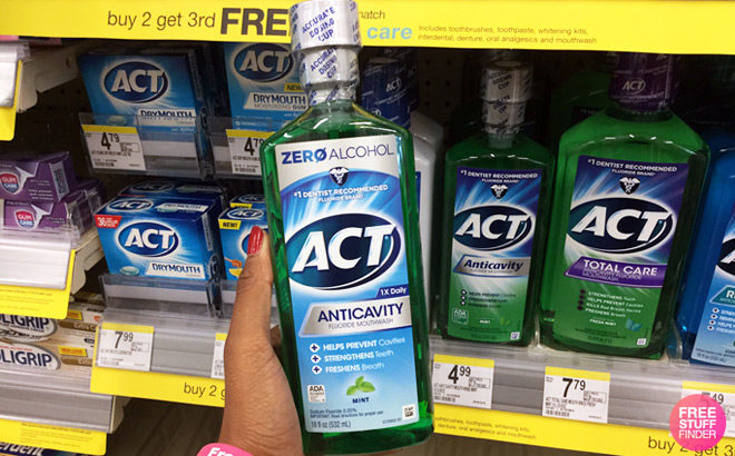 Walgreens: ACT Adult or Kids Mouthwash Just $1.66 Each - Regularly $5