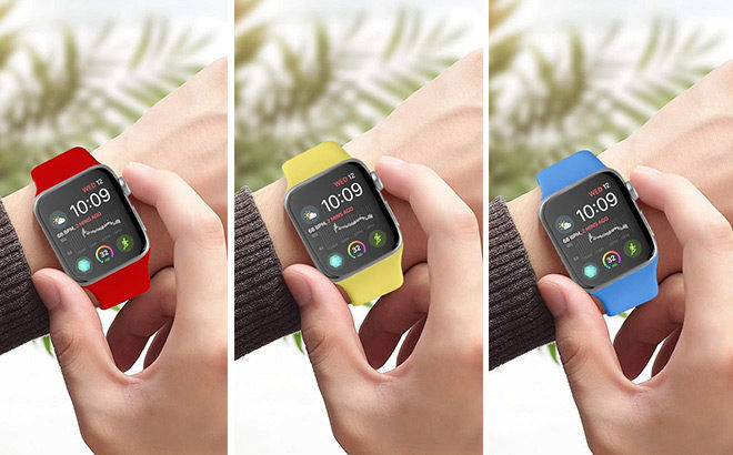 Apple Watch Silicone Replacement Band for Only $2.99 on Amazon