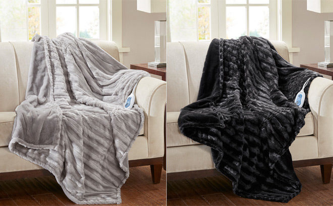 Beautyrest Duke Faux-Fur Heated Throw ONLY $50.99 at Macy's (Reg $170)