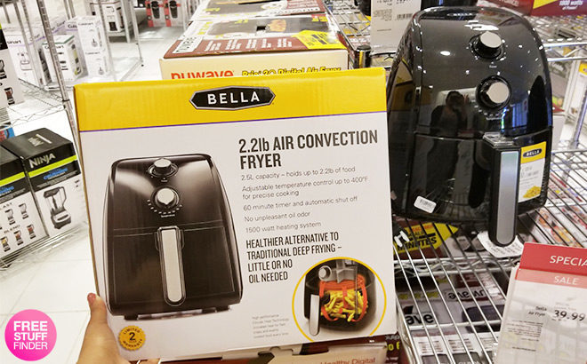 Bella 2.6 Qt. Air Fryer Only $39.99 + FREE Pickup at Macy's (Regularly $100)