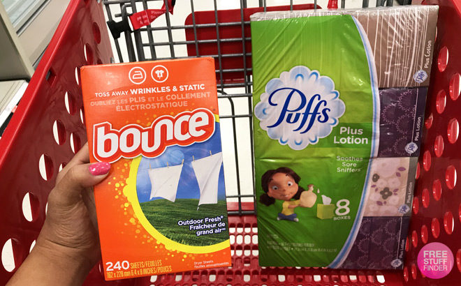 Bounce Dryer Sheets & Puffs Tissues for ONLY $5.09 Each at Target