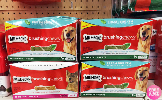 Milk-Bone Brushing Chews Daily Dental Dog Treats for Just $5 (Regularly $10.49)