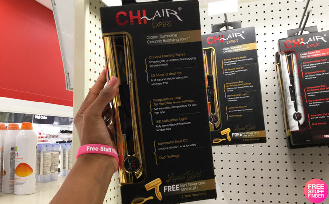 Target: 45% Off CHI Air Classic Gold 1" Flat Iron Cartwheel - JUST $54.99 (Regularly $100)