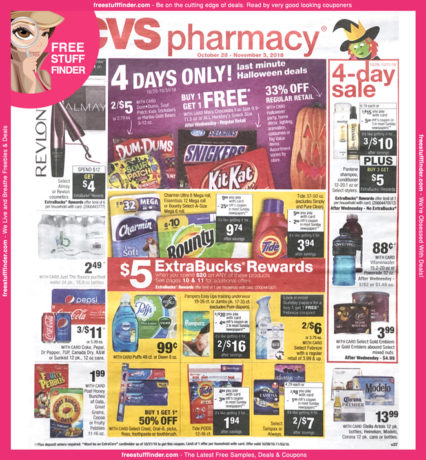 *HOT* CVS Ad Preview (Week 10/28 – 11/3)