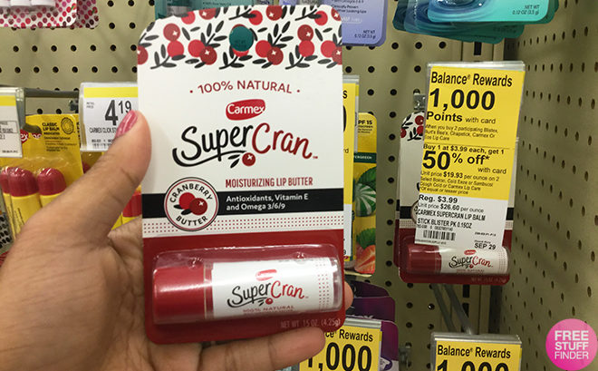 Walgreens: Carmex Super Cran Lip Butter JUST 49¢ Each (Regularly $4) - Print Now!