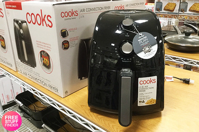 *HOT* Cooks 2.5-Liter Air Fryer JUST $22.49 (Regularly $100) at JCPenney - Today Only!