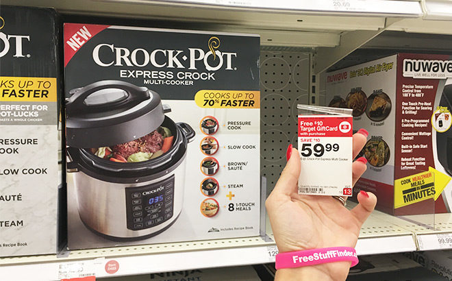 *HOT* Crock-Pot 6-Quart Pressure Cooker Only $49.99 at Target (Regularly $70)