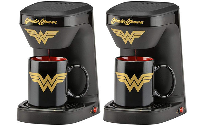 DC Wonder Woman 1-Cup Coffee Maker for Only $13.15 on Amazon (Reg $25)