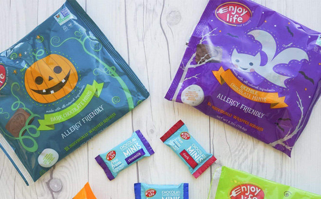 Enjoy Life Halloween Candy Bags 4-Count ONLY $18.89 on Amazon - $4.72 per Bag!