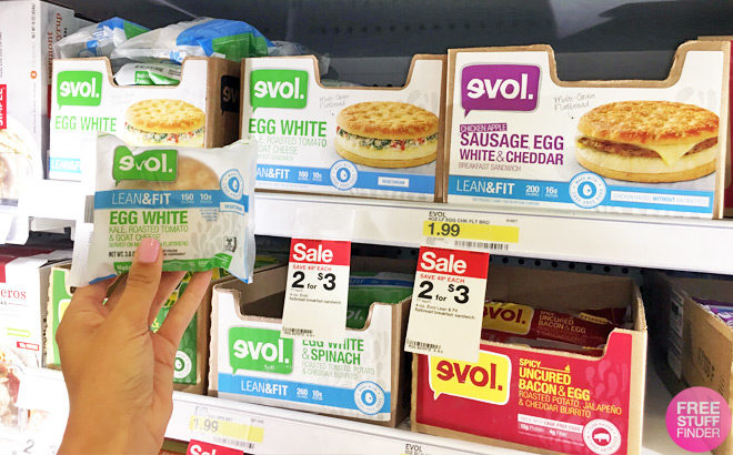 Evol Frozen Breakfast Sandwich for Just 50¢ at Target (Regularly $2) - Print Coupon Now!