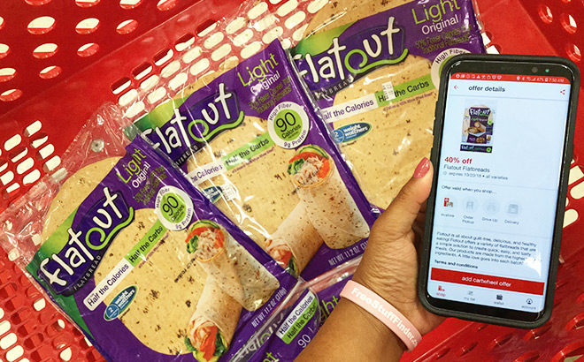 *HOT* 40% Off Flatout Flatbreads at Target (Just Use Your Phone!)