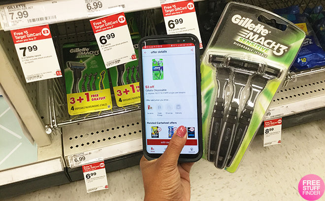 Target: Gillette Mach3 Disposable Razor 3 ct Packs JUST $1.49 Each (Regularly $6.99)
