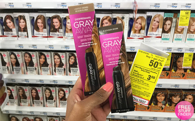 Everpro Gray Away Root Touch-Up Stick ONLY 49¢ at CVS (Regularly $10)