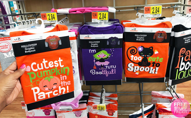 Halloween Baby Bodysuits for ONLY $2.84 at Walmart - Cute Last Minute Outfit Idea!