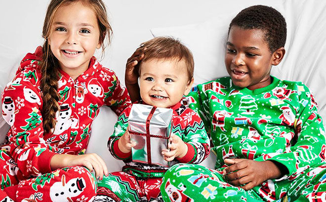 Children’s Place Matching Pajamas for Family of Four JUST $39 + FREE Shipping