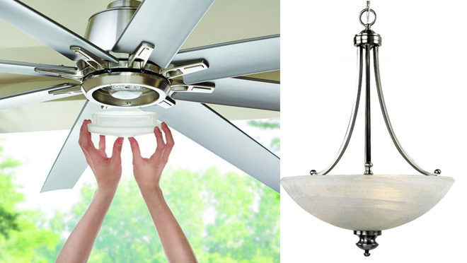 Up to 75% Off Ceiling Fans, Light Fixtures & Bulbs + Free Shipping (Today 10/2 Only!)