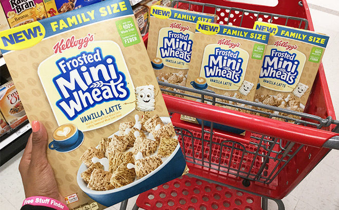 Kellogg’s Frosted Mini Wheats Family Size Cereal Only $2.15 at Target (Reg $3.79)