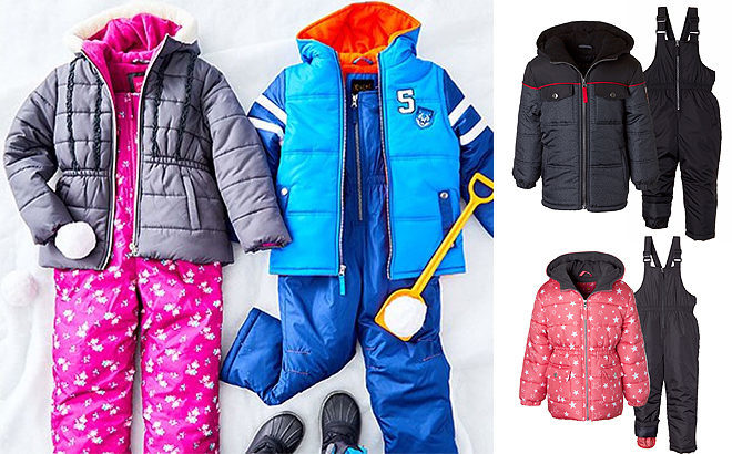 Kids Puffer Coat & Matching Snow Bib Set JUST $24 at Zulily (Reg $100 - Today ONLY!)