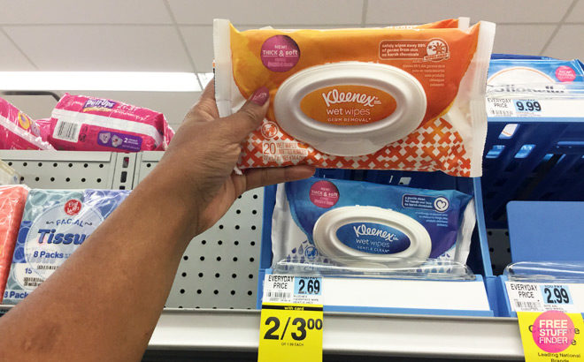 Kleenex Wet Wipes for Only $1 Each at Rite Aid (Regularly $2.69)