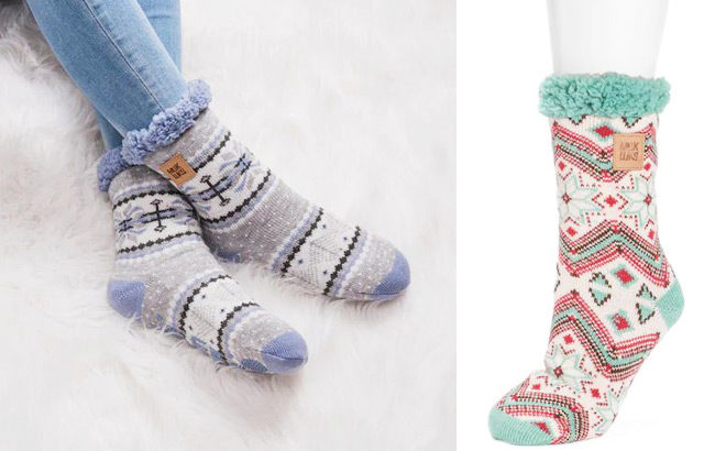 Muk Luks Cabin Socks Only $8.39 + FREE Shipping (Reg $18) - Kohl's Cardholders!