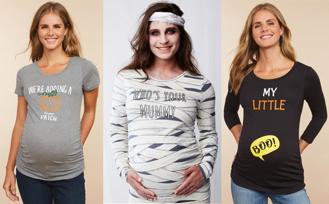 Maternity Halloween Tees & Costumes Starting at Only $10 (Regularly $35)