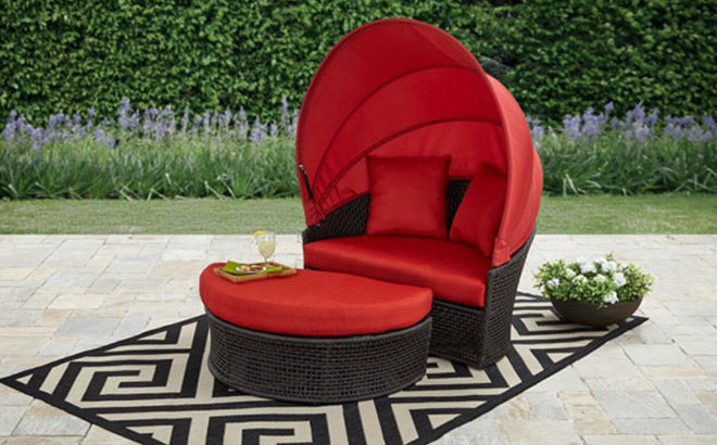 Mainstays Briar Creek Outdoor Daybed with Canopy Just $199 (Reg $400)