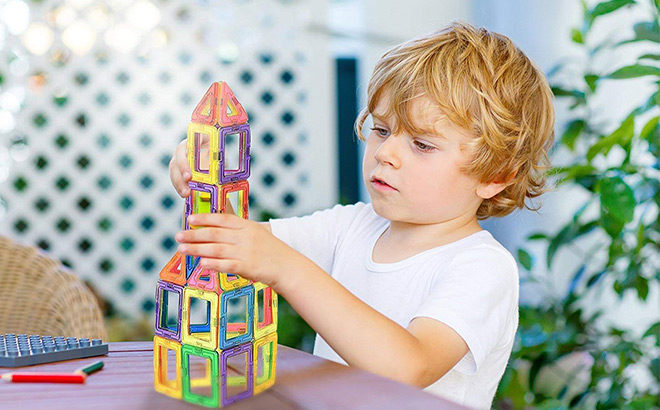 Amazon: Manve Magnetic Blocks 40-Piece Set for Only $16.89 (Regularly $50)