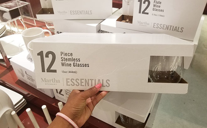 Martha Stewart 12-Piece Glassware Sets for JUST $9.99 at Macy's (Regularly $30)