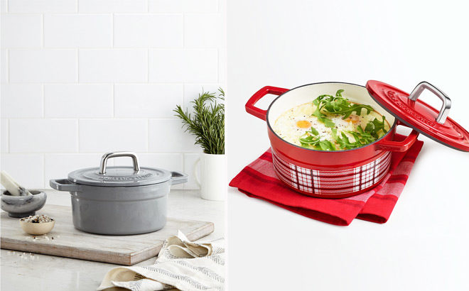 Macy's: Martha Stewart Cast Iron 2-Qt Dutch Oven for Only $29.99 (Regularly $100+)