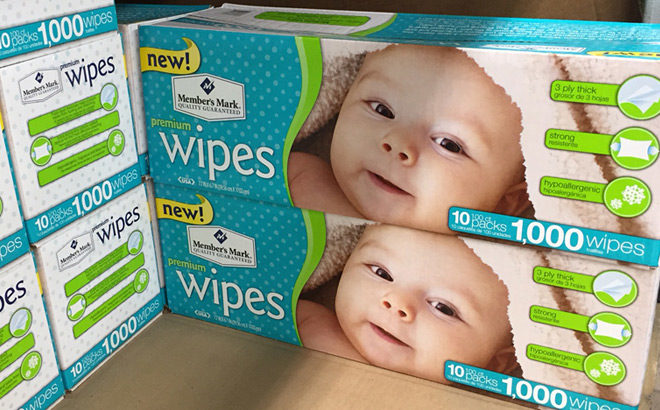 Sam's Club: Member's Mark Baby Wipes 1,000-Count ONLY $14.86 + FREE Shipping