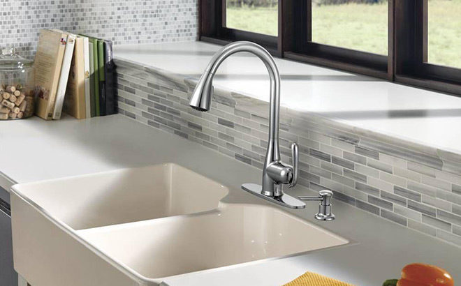 *HOT* Up to 40% Off Select Moen Kitchen Faucets + FREE Shipping (Today Only!)