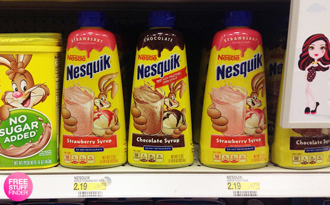 Nestle Nesquik Syrup Only $1.53 at Target (Just Use Your Phone!)